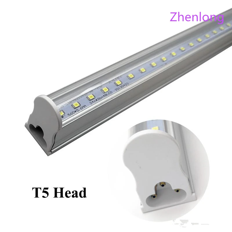 2ft 3ft T5 Светодиодная лампа s 4ft 22W светодиодные трубки SMD 2835 Светодиодные