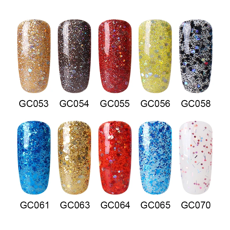 Блестящий Блеск с ультрафиолетовым свечением 10 мл Полуперманентная краска