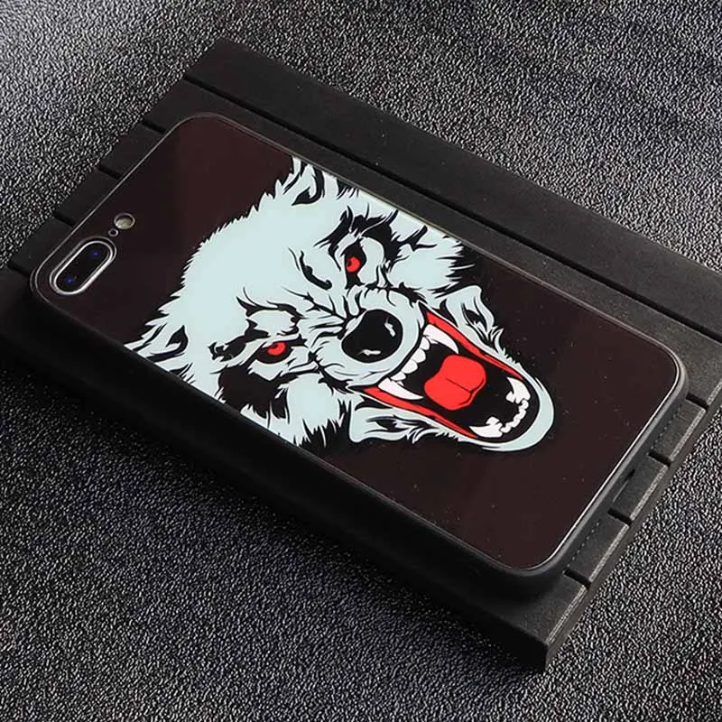 Роскошный чехол из закаленного стекла для iphone 7 8 plus мрамора 7plus чехлы fire