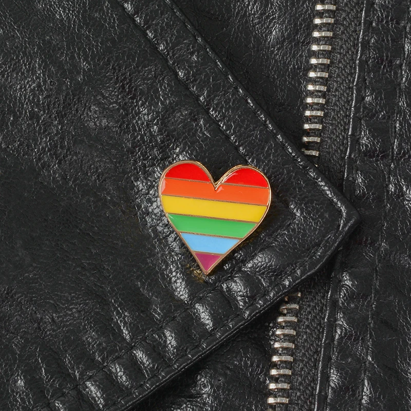 Радуга фестиваль Прайд эмали штырь Радужный Флаг ЛГБТ шпильки под искусственные