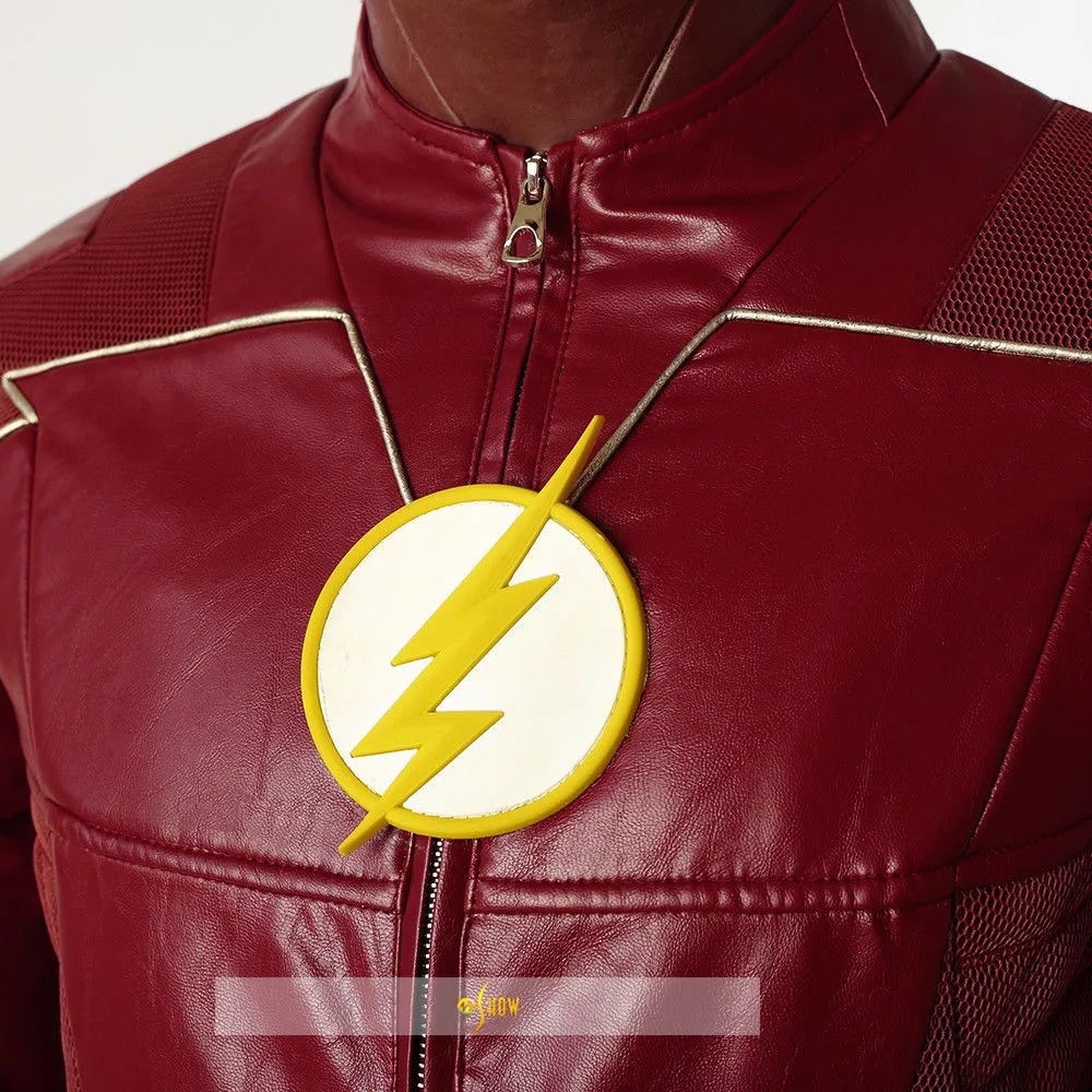 Индивидуальный заказ флэш Косплей CostumeThe Flash сезон 4 Барри Аллен костюм Флэша карнавальные костюмы на Хэллоуин для взрослых мужчин униформа