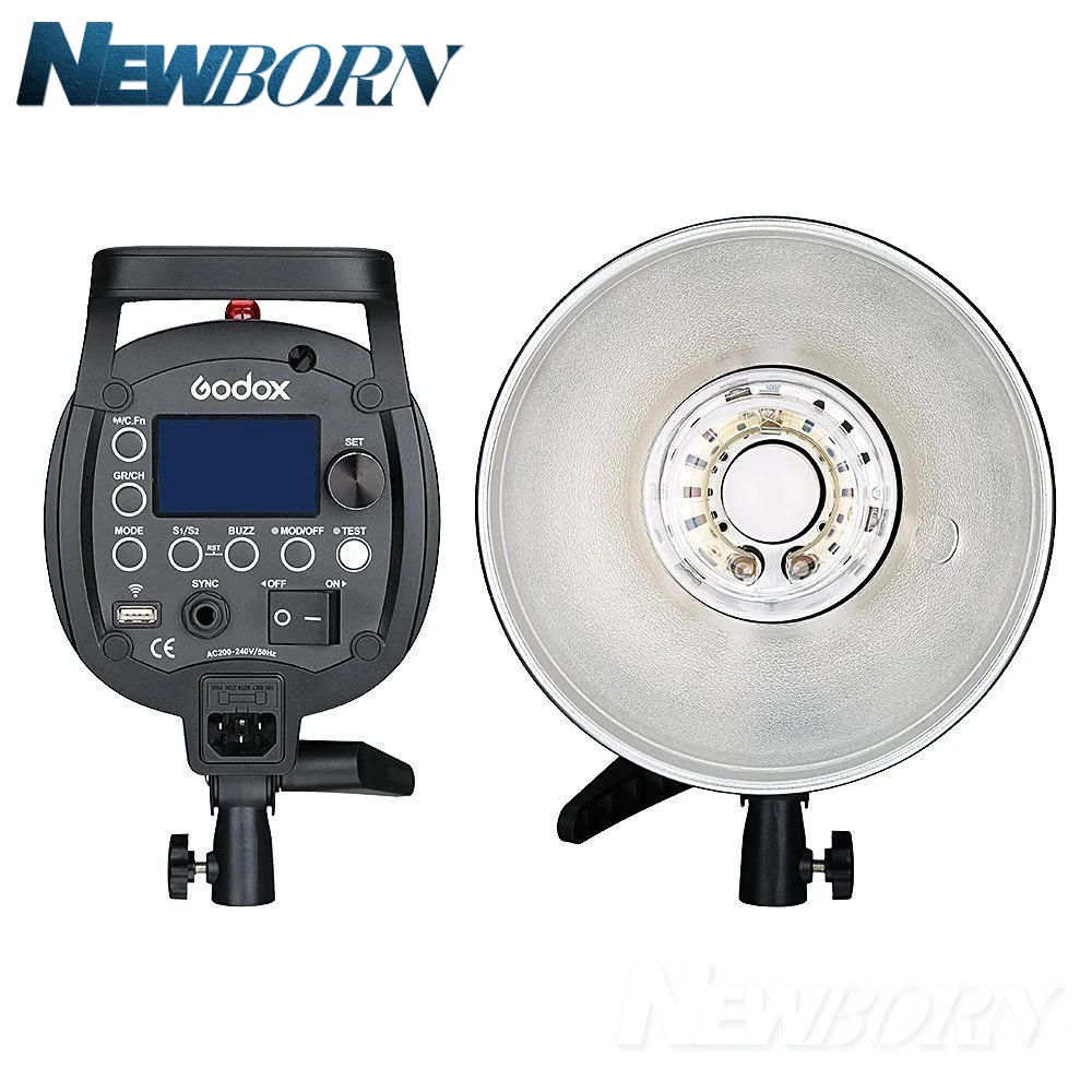 Godox QT400II 400WS GN65 1/8000s Высокоскоростная синхронизация вспышка стробоскоп со