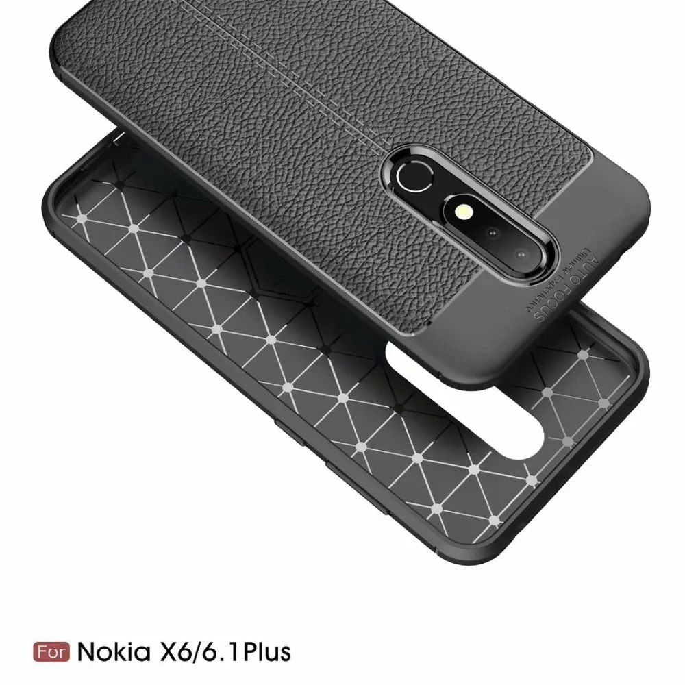 Для Nokia 8 Sirocco 1 2 3 5 6 7 9 Pureview чехол Роскошный мягкий TPU кожаный для Plus X5 X6 X7 |