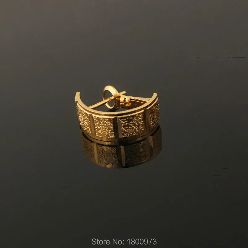 New Trendy . Gold Filled Hoop Earrings For Women Exquisite pattern Earings Fashion Jewelry Free Shipping | Украшения и аксессуары