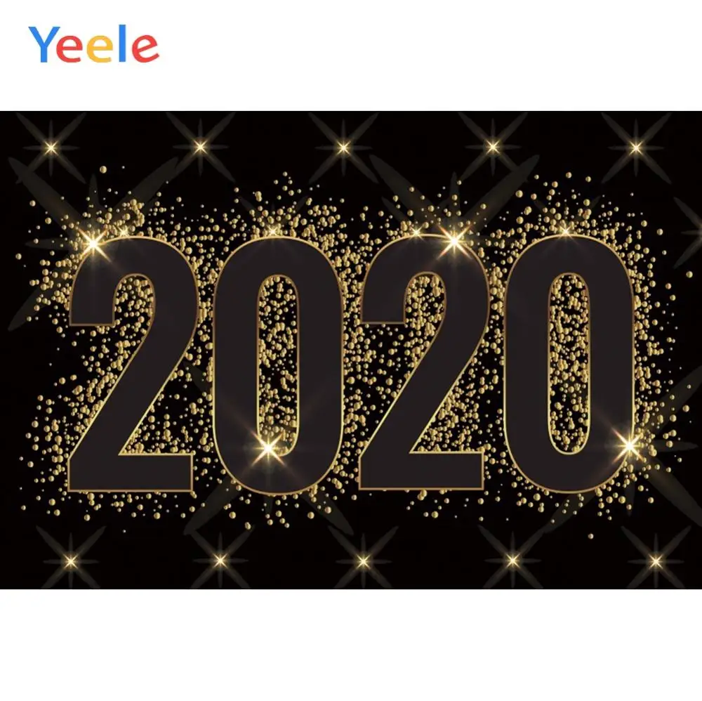 Yeele 2020 новый год семья боке Блестящий Фон для фотосъемки персонализированные