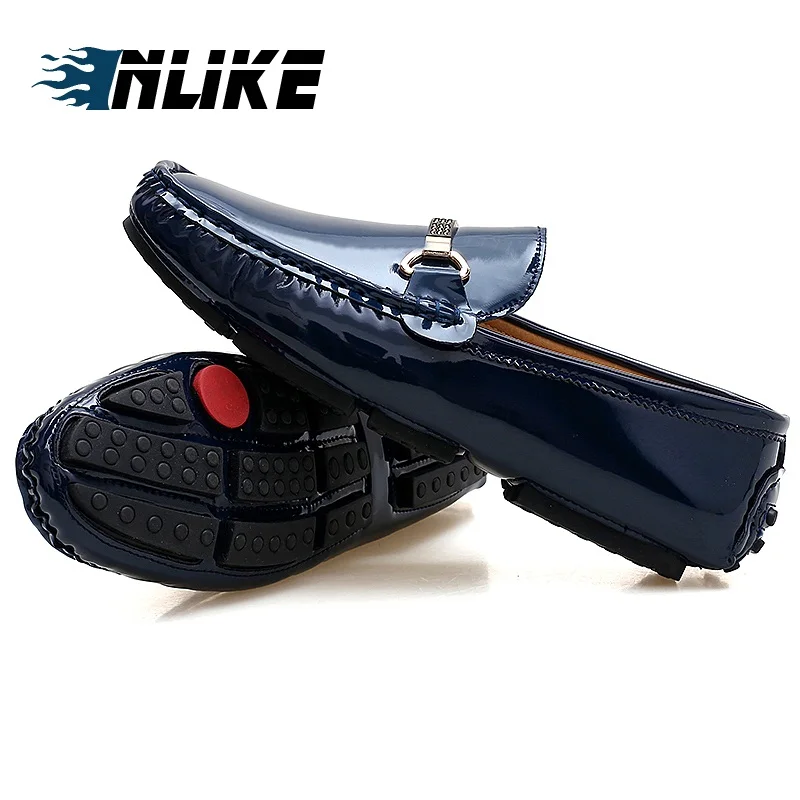 INLIKE Brand Fashion Summer Style Soft Moccasins Men Big Size Loafers High Quality Leather Shoes Flats Driving | Обувь