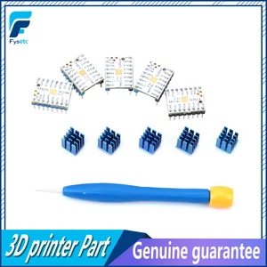 5 шт. TMC2208 v1.2 шаговый двигатель Mute драйвер силовая трубка Stepstick встроенный драйвер ток 1.4A пиковое значение тока 2A заменить TMC2100