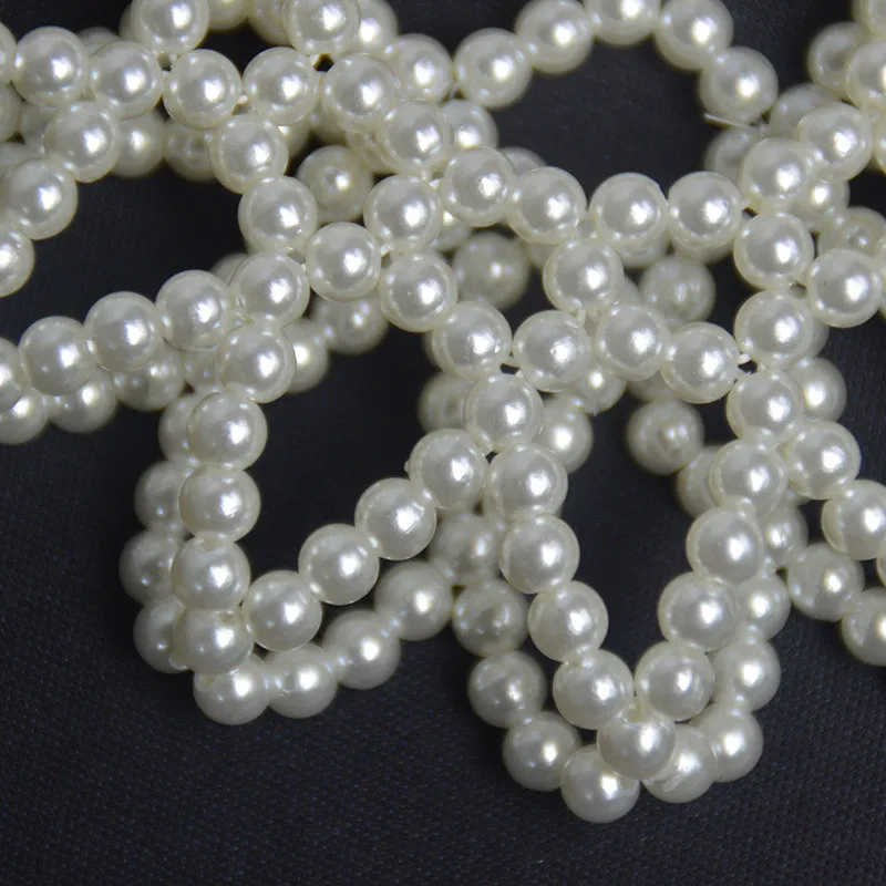 

Crochet Snood Net Handmade Hair Nets Imitation Pearl 1PC Adjustable