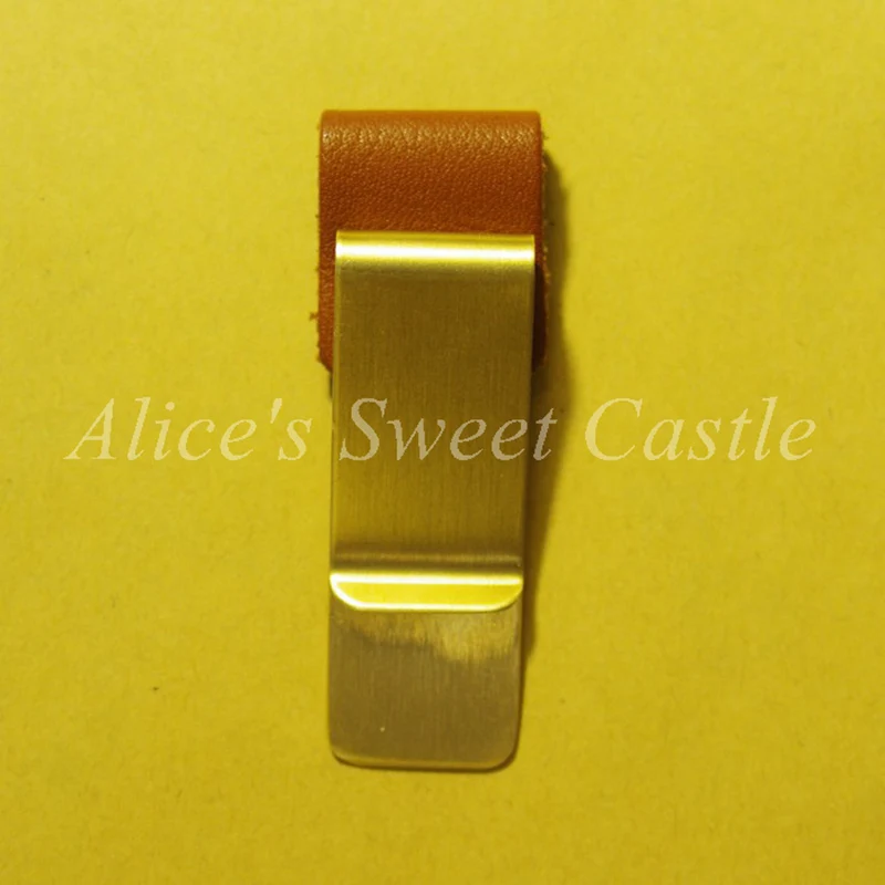 Латунный Зажим для ручки 2 размера винтажной кожаной записной книжки из воловьей