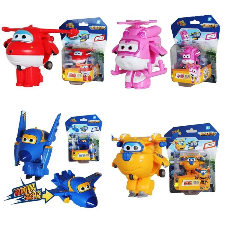 4PCS/Lot Super Wings Mini Planes 