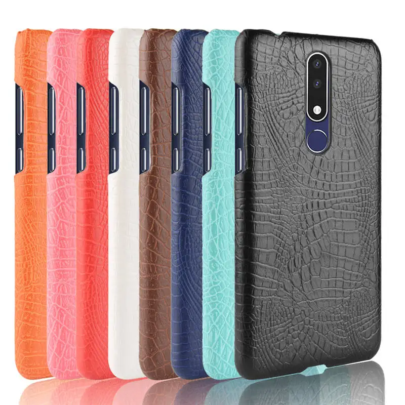 Nokia 3.1 Plus Case Cover Hard Leather Phone TA-1118 3.1Plus Nokia3.1 Protective |