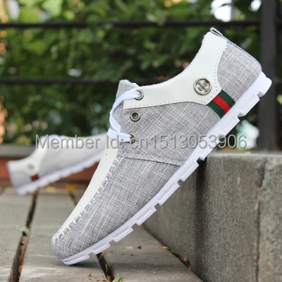 2014 NEW brand Swede Leather casual men's shoe matching flat running shoes Men sneakers tenis masculino size 39-44 MS125 | Спорт и