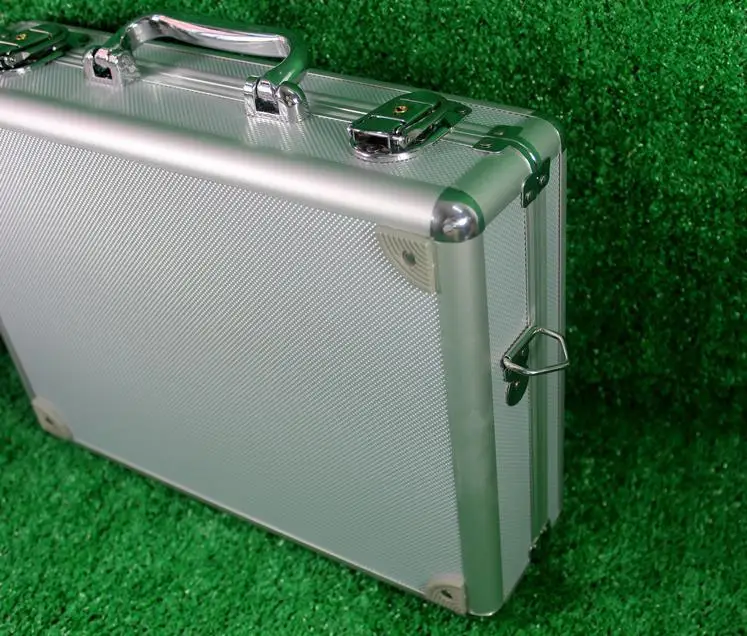 Алюминиевый ящик для инструментов FTTH с холодным соединением пустой черный и