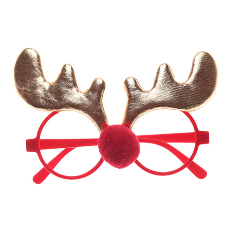 M.J.D. Christmas Decorations For Home Decor New Year Glasses Gifts Children Santa Claus Reindeer Rabit Ornaments | Дом и сад
