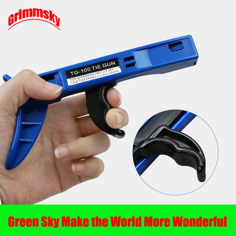 

2.4-4.8mm width cable ties usage tool for cable tie gun