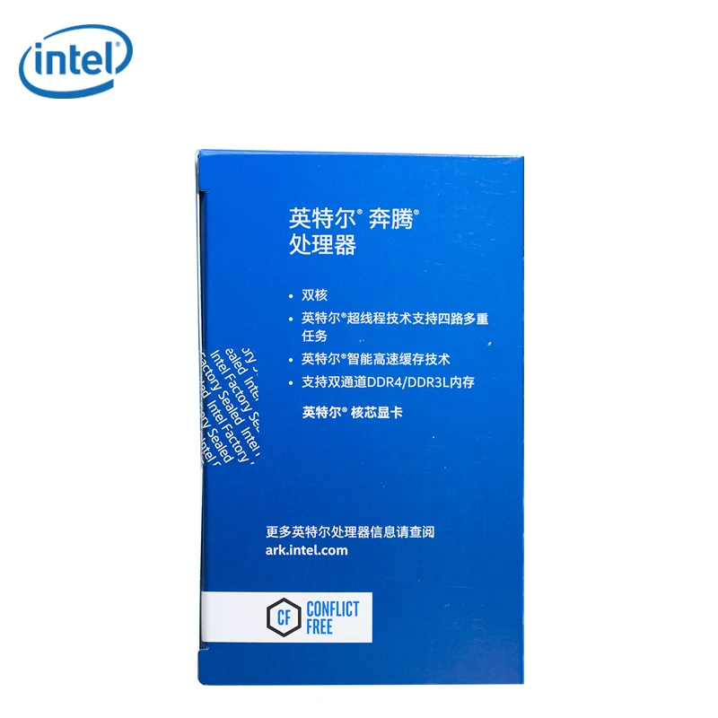 Intel / Intel G4560 7th generation dual core four thread processor 3.5G G 4560 Pentium boxed CPU