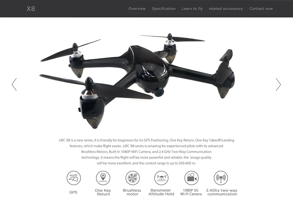 JJRC X8 Радиоуправляемый Дрон с 5G WiFi FPV HD камерой Дрон gps позиционирование высота удержания 1080P камера Квадрокоптер для детей игрушки