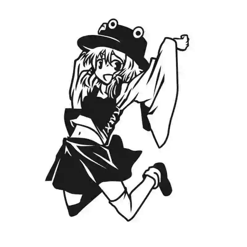 Настенные виниловые наклейки на стену Touhou Project декоративные украшения для дома