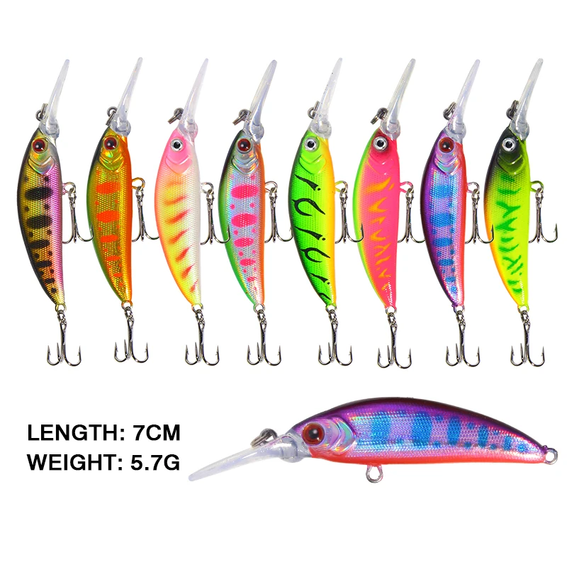SEAPESCA 1 шт./лот Горячие минновы рыболовные приманки Кривошип Искусственный