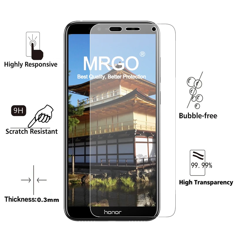 Закаленное стекло MRGO для huawei Honor 7A Pro, защита экрана 9H 2.5D, Защитное стекло для телефона huawei Honor 7A