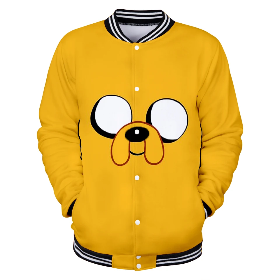 Lucky Friday Adventure Time Повседневный 3D свитшот в мужских толстовках бейсбольная форма