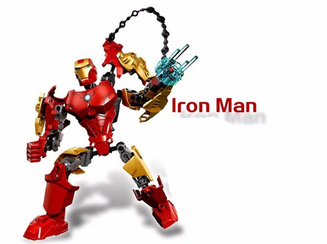 2 XINTOCH Marvel модель Мстителей строительные блоки игрушки Бэтмен Железный человек сборки фигурки ABS подарок для детей Прямая поставка - Цвет: 2