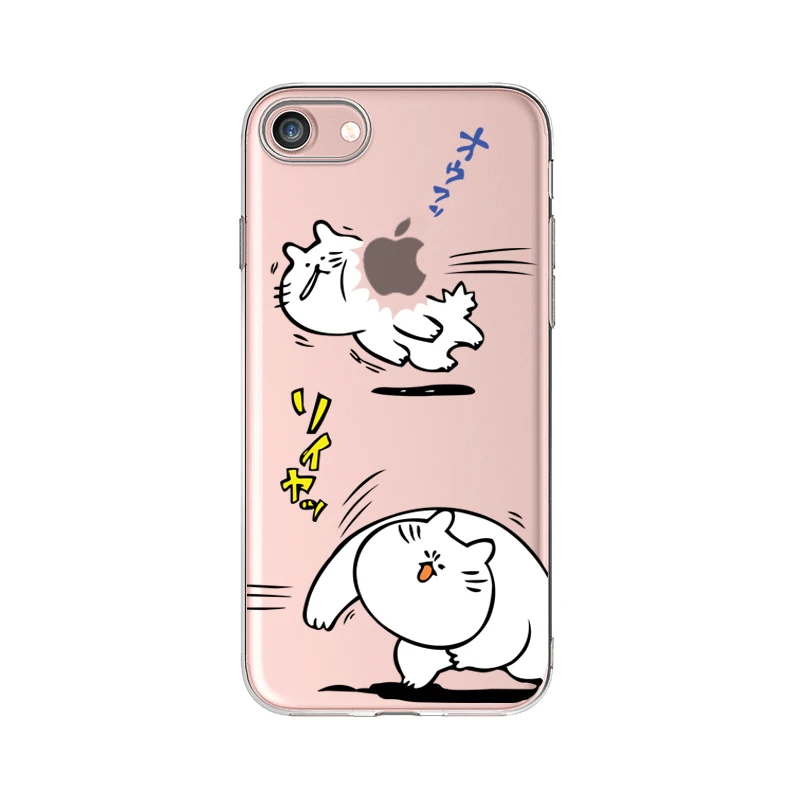 08 Мягкий силиконовый чехол для Apple iPhone 8, 7, 6, 6S Plus, 5, 5S, SE, XS, Max, XR, чехлы для телефона, в виде кролика, любви, редиса, падающих цветов - Цвет: 08