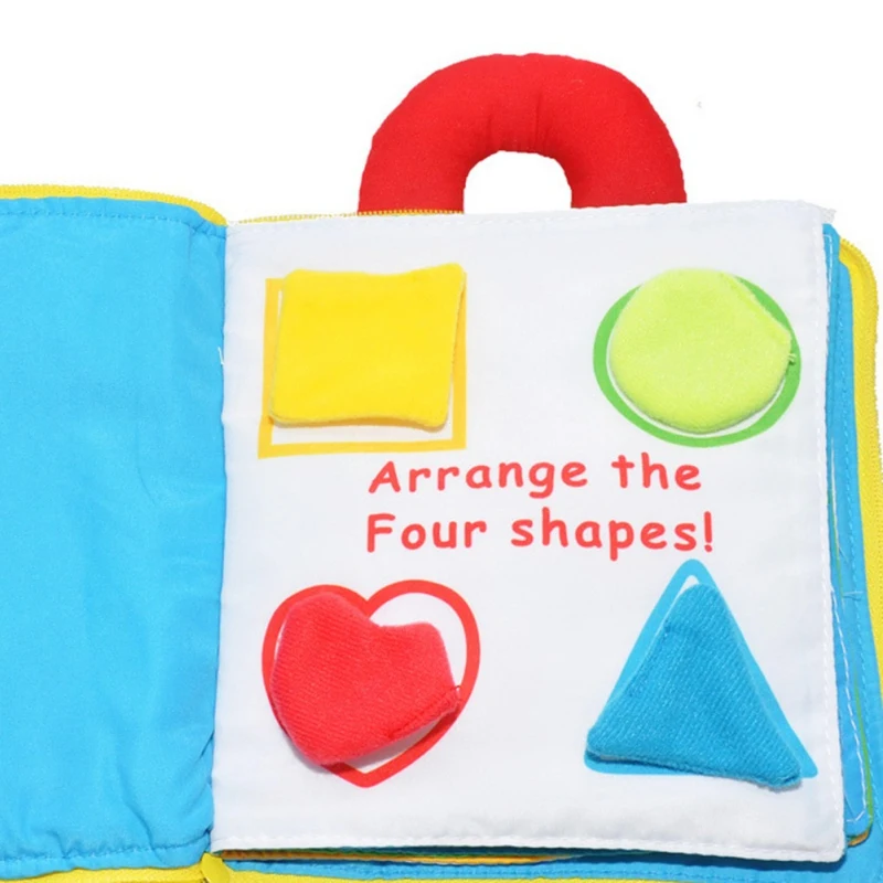

Soft Cloth Books Baby Boys Girls Books Rustle Sound Infant Educational Stroller Rattle Toys For Newborn Baby New Style