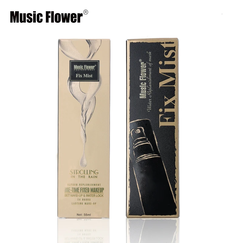 Бренд Music Flower однократная фиксация макияжа спрей для лица тумана макияж 24 часа