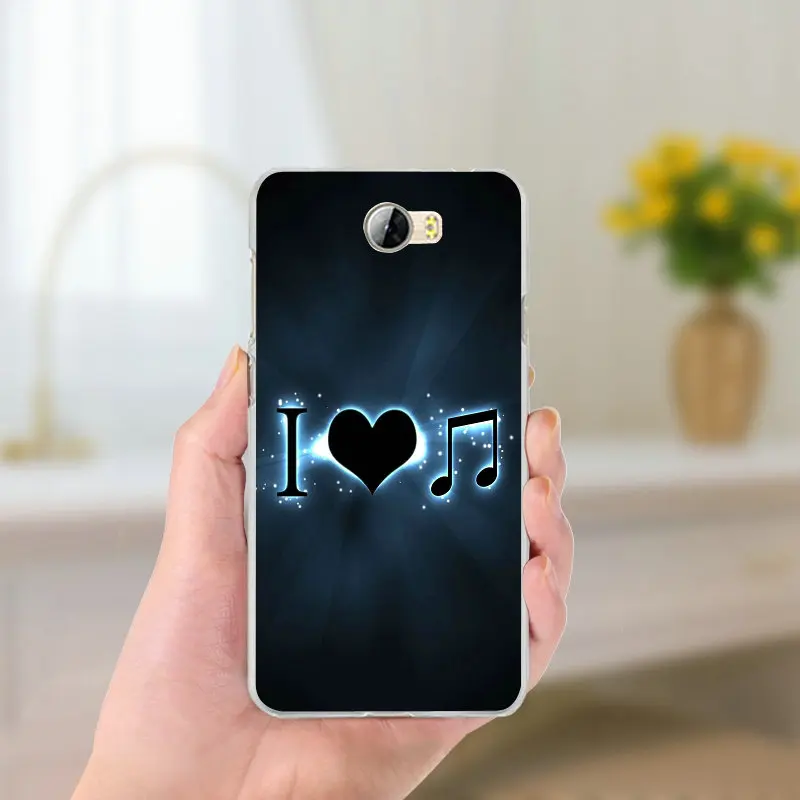 Soft TPU Silicone Phone Case for Huawei P8 P9 P10 P20 Mate 10 Pro Y5 Y6 Y3 II Y7 Honor 6X 9 Lite Shell Coque I Love Music | Мобильные