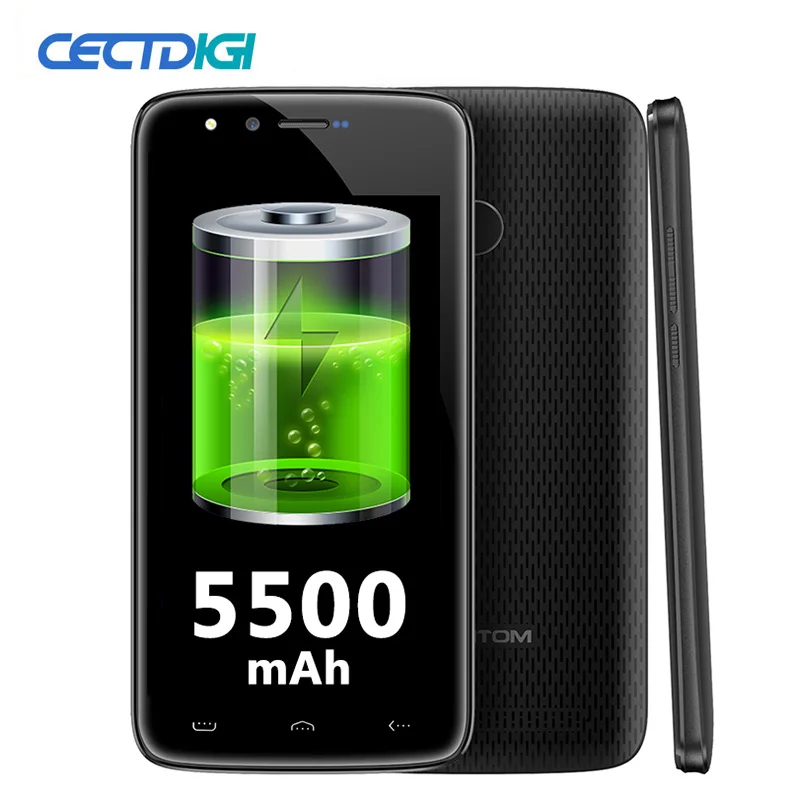 Оригинальный HOMTOM HT50 отпечатков пальцев мобильный телефон Android 7 0 MT6737 4 ядра 3 ГБ