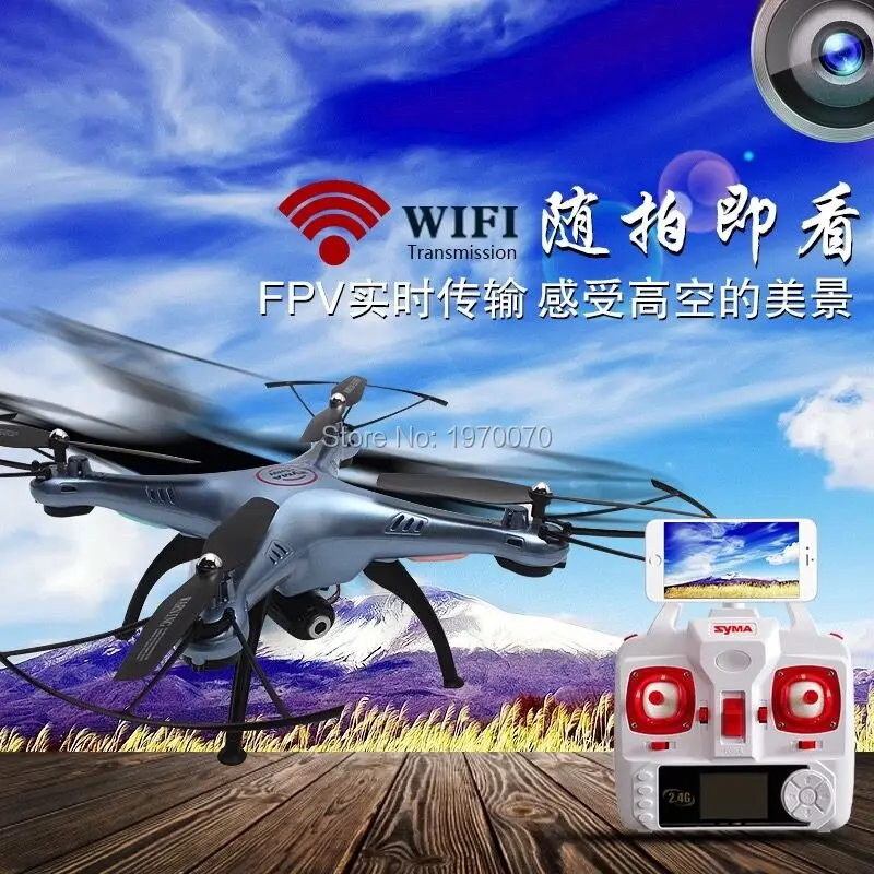 Оригинальный Syma X5HW 2 4G Радиоуправляемый квадрокоптер Дрон вертолет Wi-Fi камера