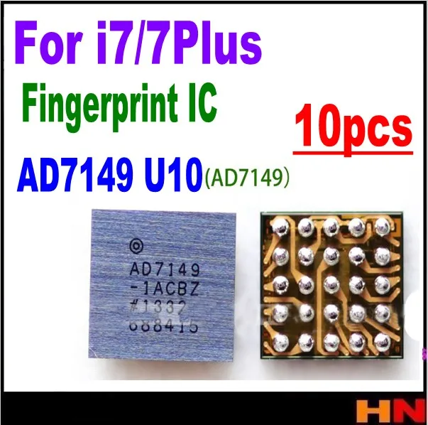 10 шт. оптовая продажа для iPhone 7 Plus U10 AD7149 Главная Кнопка возврат сканер отпечатков