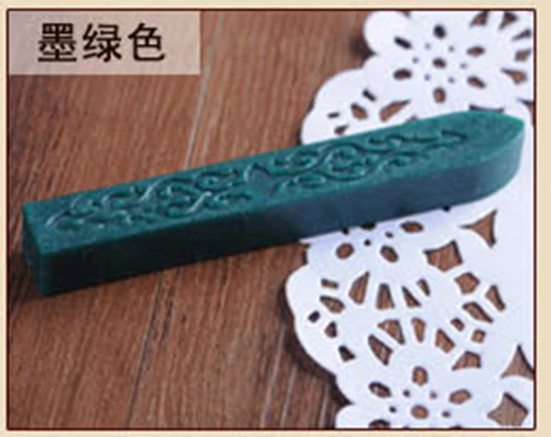 10 pcs 18 18 цветов Красочный Ретро восковой набор огненная краска уплотнение аксессуары DIY бумажный конверт украшение нежный штамп для свадебного приглашения - Цвет: 10 pcs 18