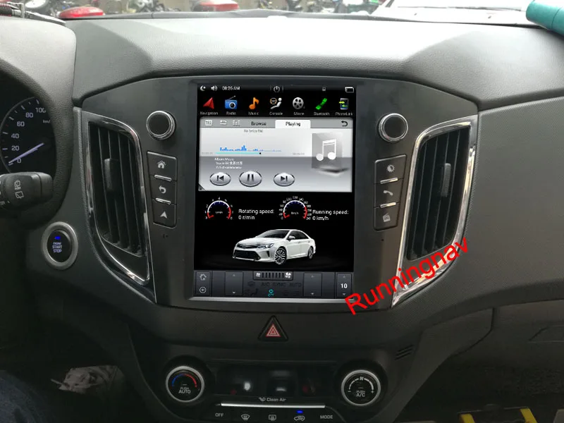 10 4 &quotTesla Тип Android Fit HYUNDAI IX25/CRETA 2014 2015 2016 2017 2018 автомобильный dvd плеер навигация gps