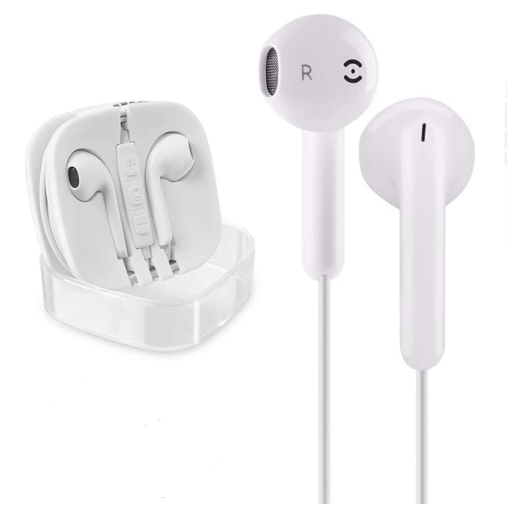 3.5mm Wired In-Ear Earphones Earbuds with Microphone Volume Control for phone xiaomi iPhone 6 Music Sport Gaming | Электроника