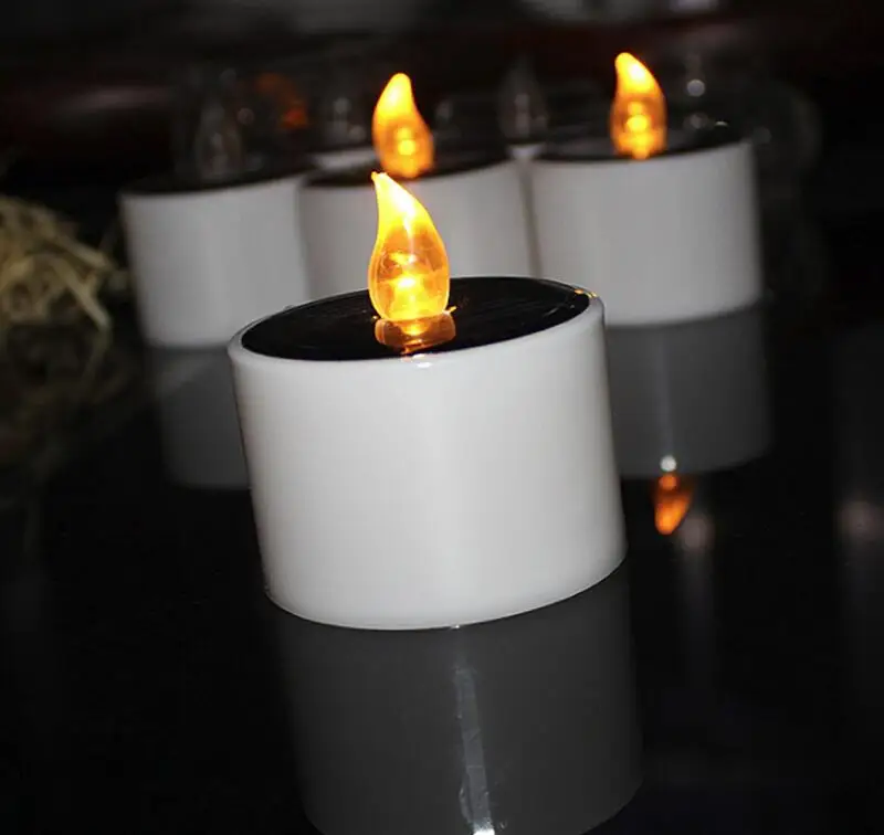 Солнечная энергия электронные свечи LED охрана окружающей среды и