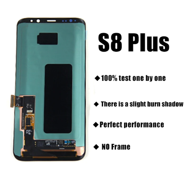 Для samsung Galaxy S8 plus G950F G950A G955f G955u ЖК-дисплей с сенсорным экраном дигитайзер супер AMOLED экран+ рамка