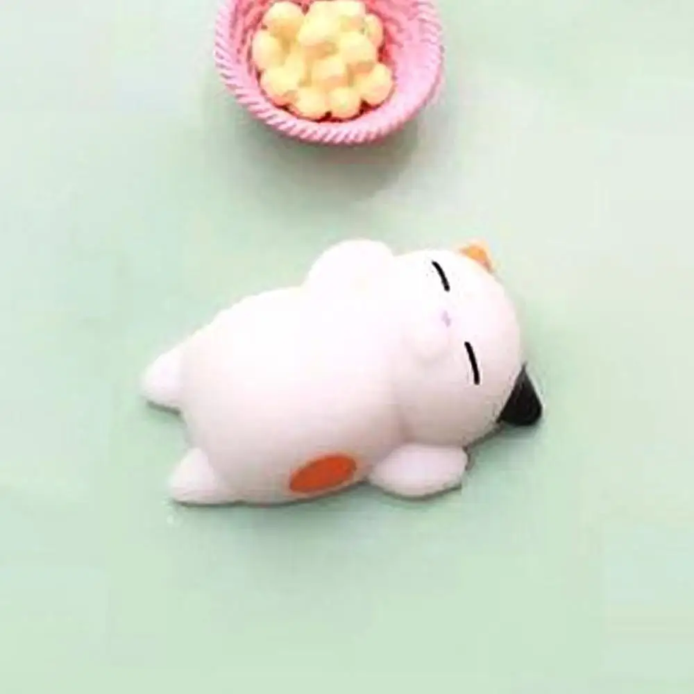 6 Vitoki Squeeze Toys прекрасная печать панда кошка Морская звезда Осьминог Кролик Мягкая силиконовая рука сжимает давление Игрушка для снятия стресса маленький - Цвет: 6