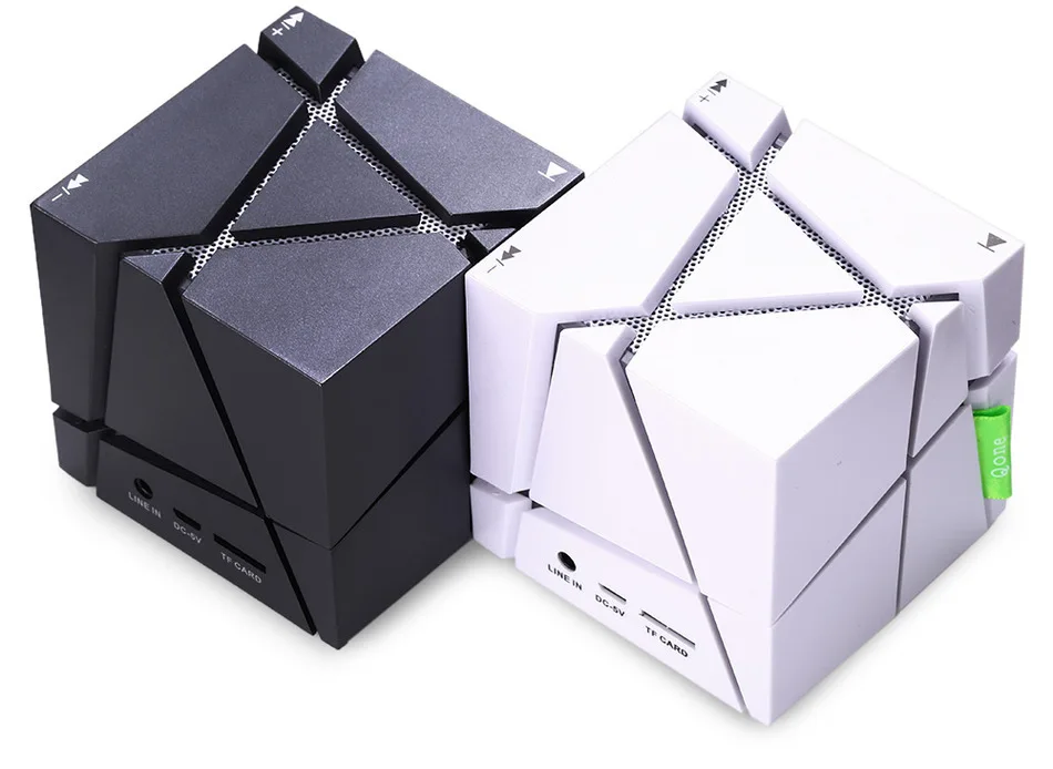 Magic Cube Портативный Mini Bluetooth Динамик с светодиодный свет Встроенный 500 мАч Батарея