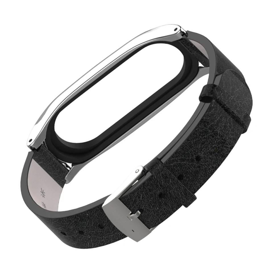 Ремешок для Mi Band 5 браслет из искусственной кожи Xiaomi 4 умные часы Miband 3 группы