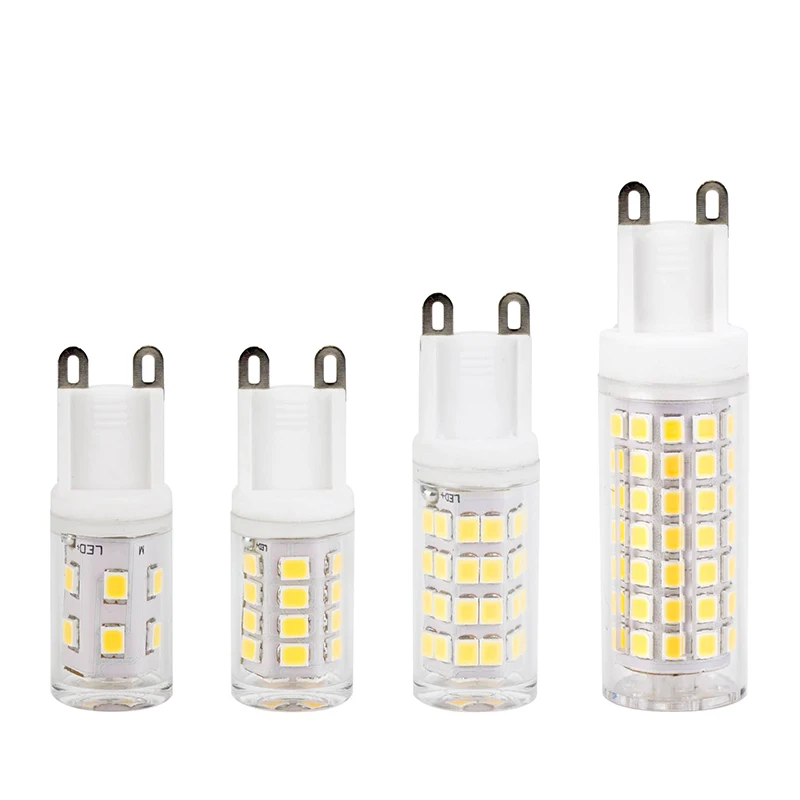 G9 Светодиодная лампа без мерцания 2835 SMD для кукурузы 220 в 2 Вт 4 6 8 360 градусов