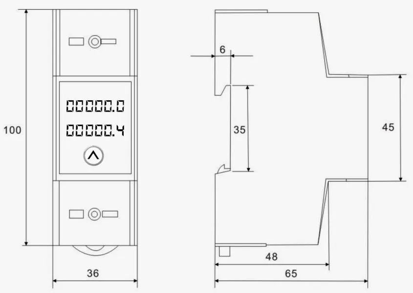Однофазный двухпроводной ваттметр с функцией сброса энергомер AC220V/230 V 50Hz/60Hz измеритель мощности din-рейка кВт-ч метр Ватт метр