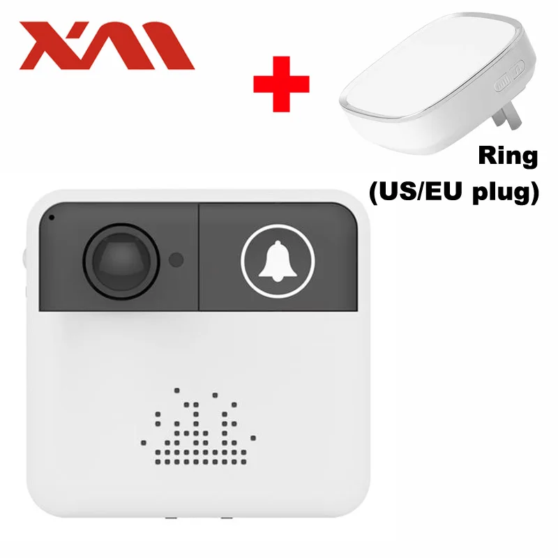 boordell and chime Мини беспроводной WiFi видео дверной звонок камера дверной звонок монитор смарт-камера видеодомофон телефон домофон/аудио бесплатное приложение XM-IDS1 - Цвет: boordell and chime