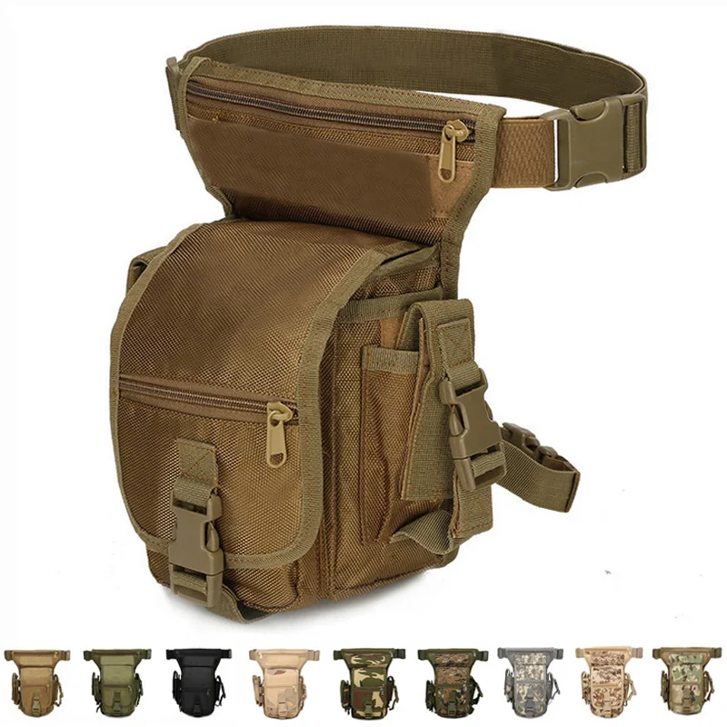

Tactical Drop Leg Bag Thigh Waist Pack 1000D Nylon Military Hunting Accessories Molle Bag For Travelling Hiking Camping Cycling