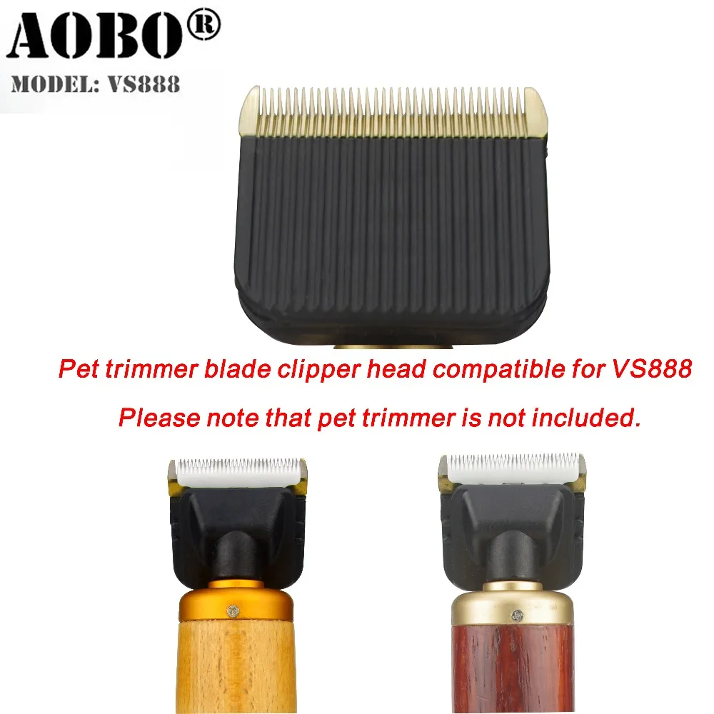 Cuchilla cortadora profesional para perro, gato, ganado, conejos, Compatible con Aobao Original VS888