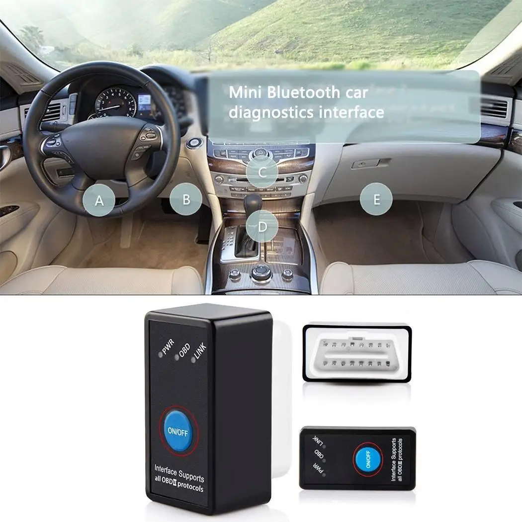 Универсальный мини Bluetooth адаптер автомобильный диагностический инструмент авто