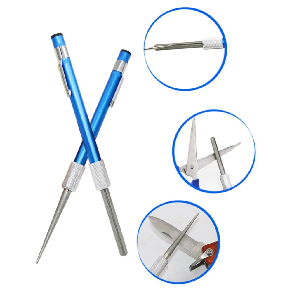 Точилка для ножей наружный инструмент рыболовного крючка форма ножа ромбовидная