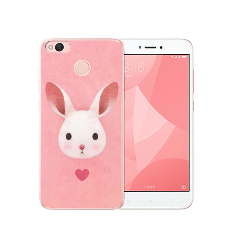 Joker Cute Marble Rabbit Pig For Xiaomi Redmi Mi 3S Pro 4X 4A 5A 5 Plus Note 3 4 6 6A A1 5X A2 6X Lite 8 Pocophone F1 Case cover |
