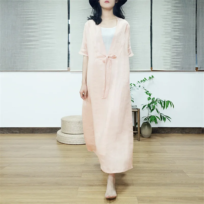 SCUWLINEN Vestidos 2019 Новый Для женщин летнее платье Глубокий v-образным вырезом лук